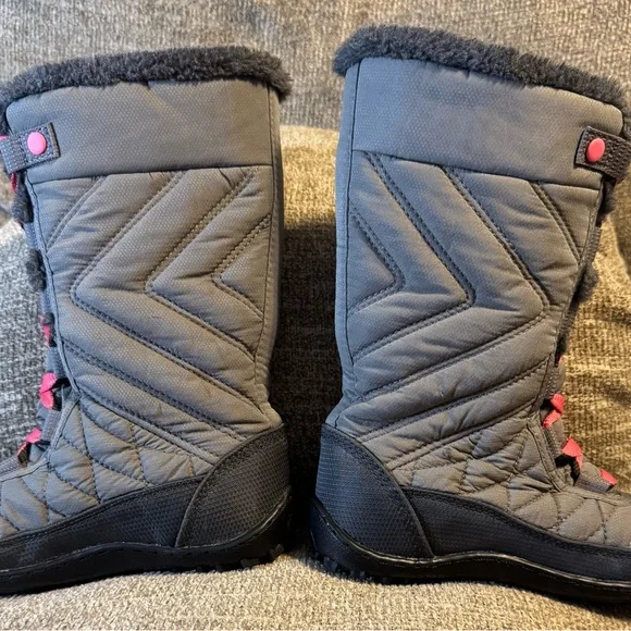 Columbia Youth Minx Mid III Waterproof Omni-Heat Snow Boots Size 1 - Picture 7 of 8